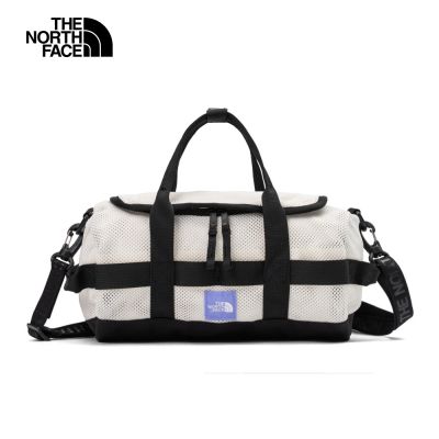 【The North Face 官方旗艦】北面男女款米白色兩用手提斜背包｜8HNVQLI