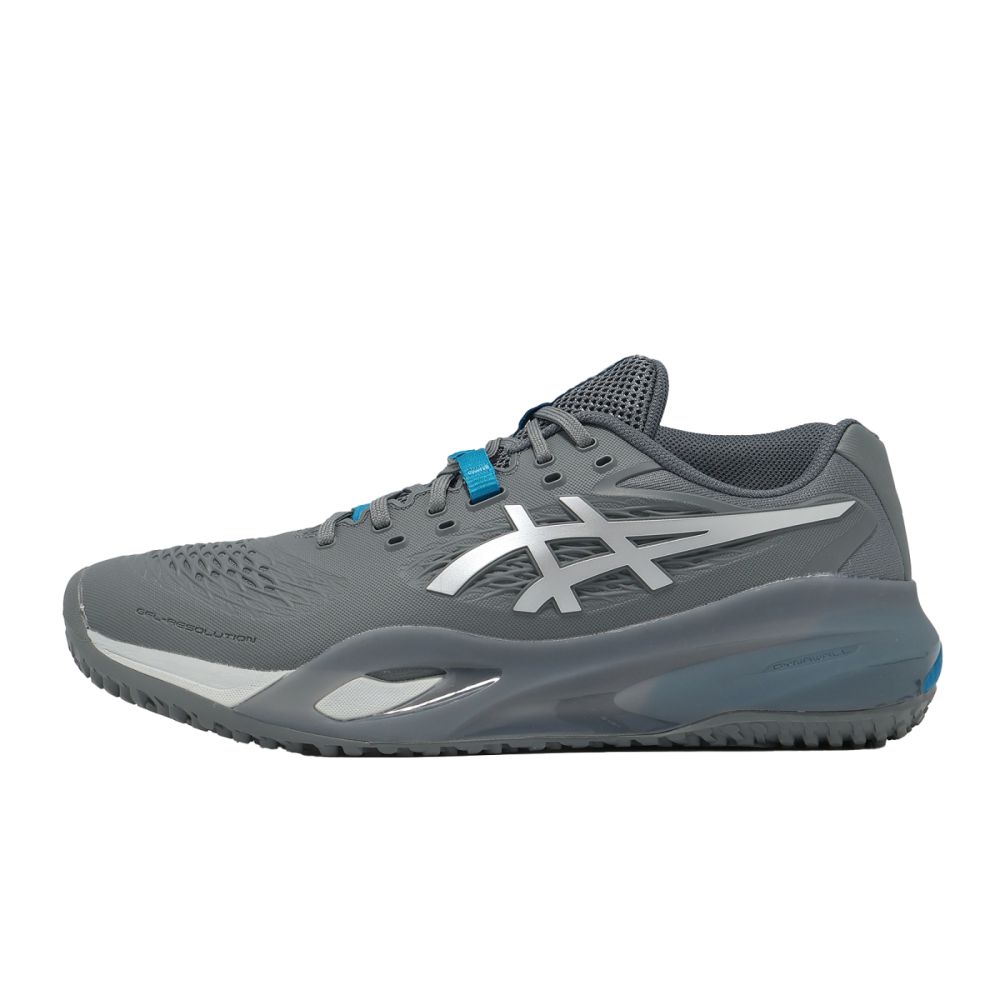 Asics 亞瑟士網球鞋GEL-Resolution X OC 2E 寬楦男鞋灰銀支撐