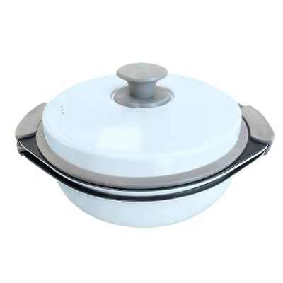 ANDYMAY2 韓匠3件組微波專用快速料理鍋 (2鍋1蓋) AM-SN006A【微波專用 微波盒 煎烤器 料理盒 萬用微波盒】