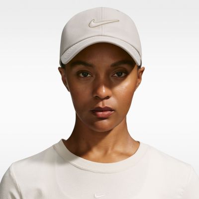 NIKE 耐吉 帽子 運動帽 棒球帽 遮陽帽 U NK CLUB CAP U CB SWSH L 灰 FB5369-236