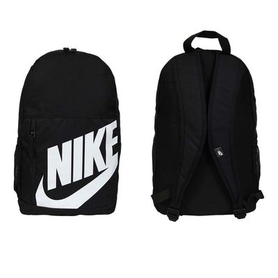 NIKE 大童後背包-附筆袋 雙肩包 肩背包 旅行包 HJ4186-010 黑橘白