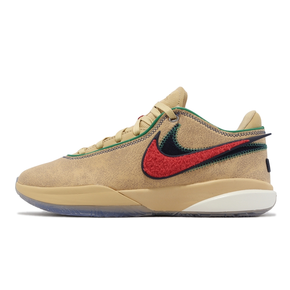 Nike LeBron XX EP 男鞋金棕紅Four Horsemen 雙勾皮革籃球鞋DV9089-200