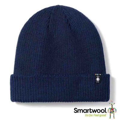 【SmartWool】美麗諾羊毛 SmartWool 聰明羊毛帽. 雙面針織羊毛帽.保暖帽.遮耳帽/ SW002647-092 深海軍藍