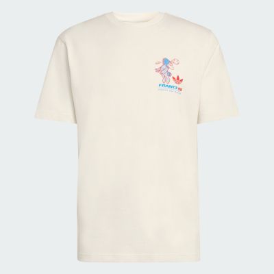 Adidas 愛迪達 Mascot Tee Fot KC3833 男女 T恤 休閒短袖 米 純棉 2026 世界盃