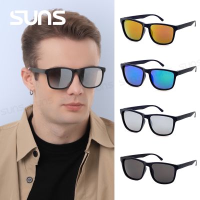 【SUNS】抗UV太陽眼鏡 男女款時尚百搭質感墨鏡 共五色 水銀鏡面 S608 台灣製 檢驗合格
