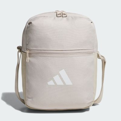 adidas 愛迪達 側背包 斜背包 小包 運動小包 隨身小包 ESS ORGANIZER 米白 JM7153(2636)