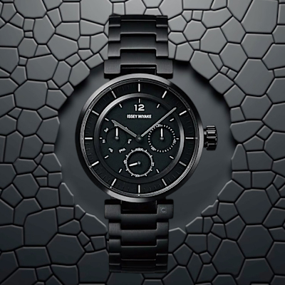 ISSEY MIYAKE 三宅一生W mini 系列時尚腕錶 手錶 男錶-39mm VD75-0030SD.NYAB704J
