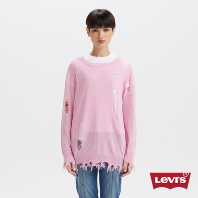 Levi s 女款 長袖T恤 ROCK&ROLL系列 抓破設計 長T 熱賣單品