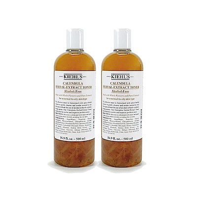 Kiehls契爾氏 KIEHL S 契爾氏金盞花植物精華化妝水 500ml 2入組