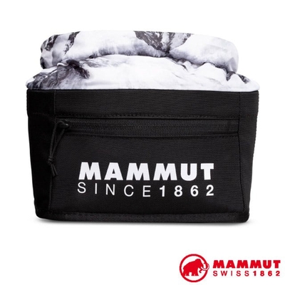 【MAMMUT 長毛象】Boulder Chalk Bag 印花抱石粉袋 2050-00280-0001 黑