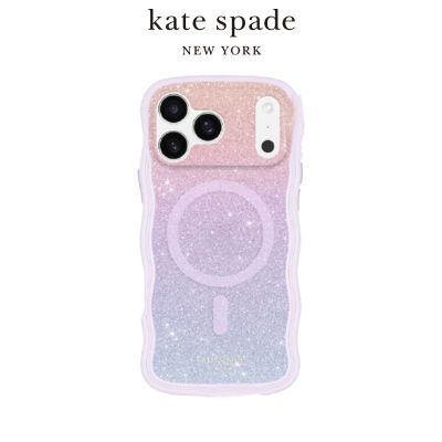 【kate spade】iPhone 17系列 精品磁吸防摔殼 粉彩紫