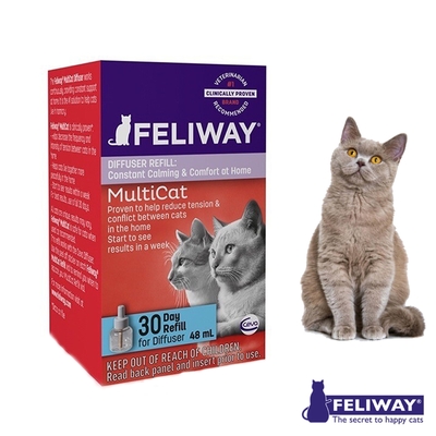 FELIWAY 費利威 CLASSI貓咪費洛蒙 多貓好朋友補充瓶 48ml
