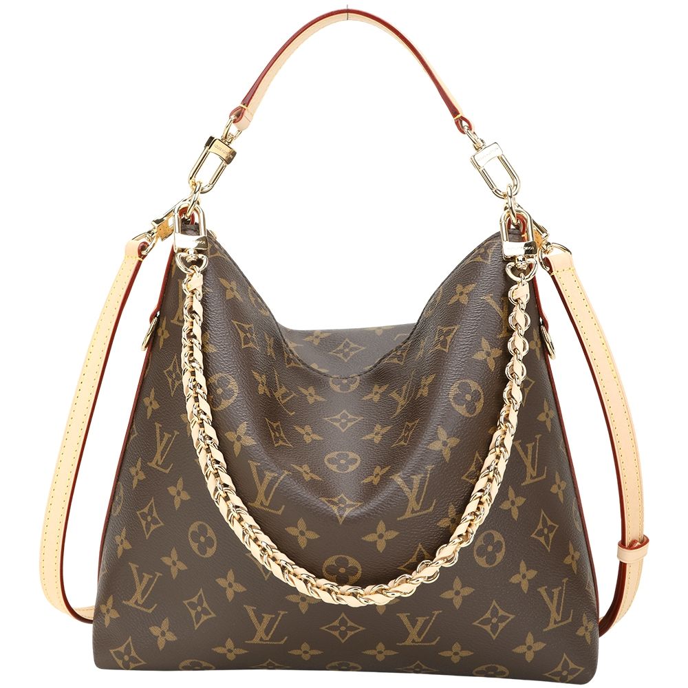 Louis Vuitton LV路易威登 M27825 Multipass Monogram經典牛皮肩/斜背包(咖啡色)