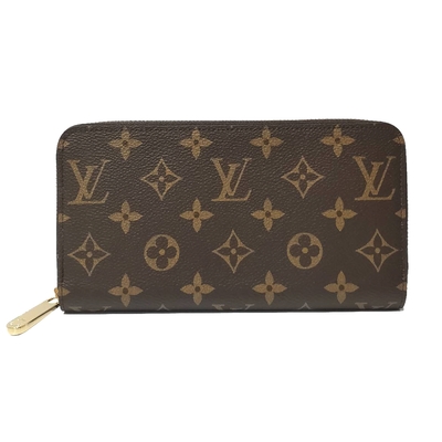 LOUIS VUITTON路易威登 【Louis Vuitton 路易威登】M41894  經典Monogram花紋ㄇ字拉鍊長夾(全新展示品-粉色)