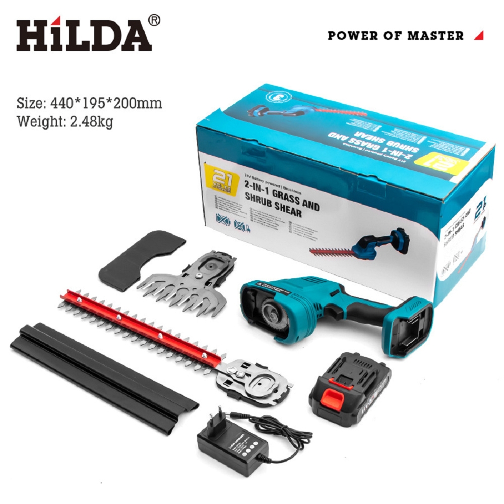 [ HILDA ] 希爾達系列 21V   雙電  充電式 鋰電籬笆剪 product image 1
