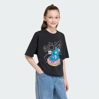 【adidas 愛迪達】 CARE BEARS 短袖上衣 T恤 童裝 - Originals KS1733