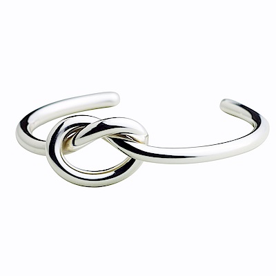 Georg Jensen LOVE KNOT單結純銀手環