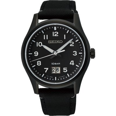 SEIKO 精工 CS系列 大視窗日期腕錶-39.5mm黑 6N76-00K0U.SUR571P1