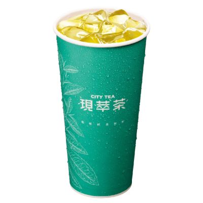 現萃茶-特大杯梔子花青茶(冰)_[行動隨時取]