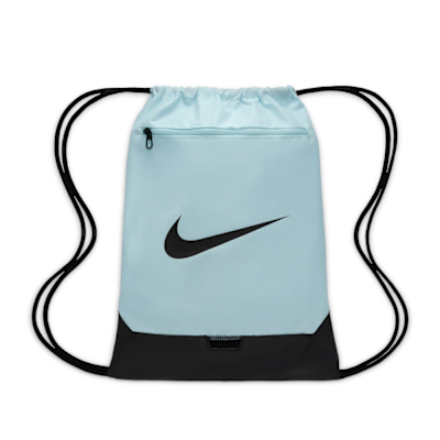 NIKE 後背包 束口袋 運動包 健身包 NK BRSLA DRAWSTRNG - 9.5 18L 藍黑 DM3978-474