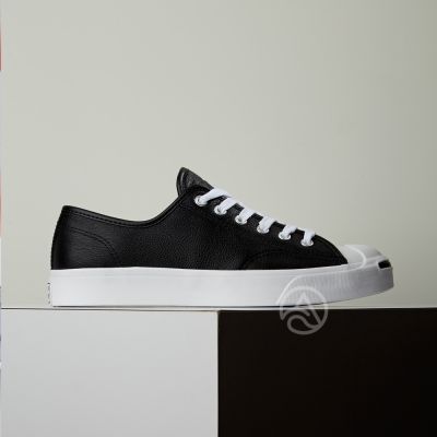 Converse JP OX 男鞋 女鞋 黑色 皮革 低筒 開口笑 休閒鞋 164224C