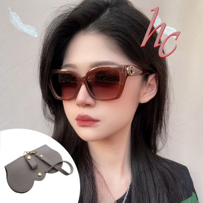 COACH 亞洲版 時尚太陽眼鏡 HC8408F 584174 咖啡色框抗UV漸層茶鏡片 公司貨(加贈掛式眼鏡袋)