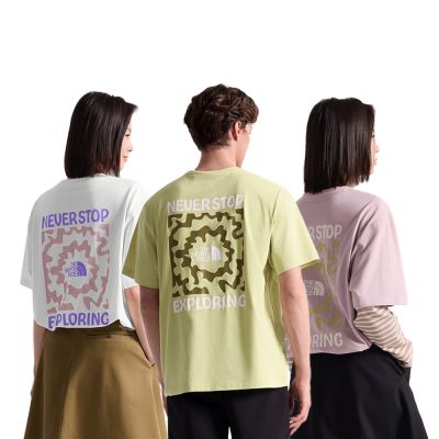 【The North Face 官方旗艦】線上獨家款｜北面男女款FLASHDRY科技速乾/吸濕排汗短袖T恤(多款任選)