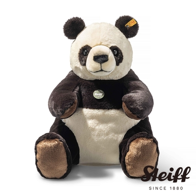 STEIFF Teddies for tomorrow Pandi giant panda 熊貓 動物王國 黃標