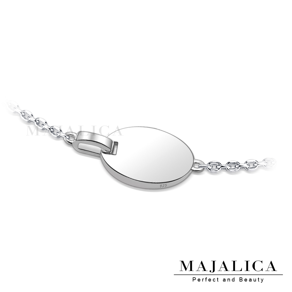 Majalica．925純銀手鍊．墜牌十字．銀手鏈| 純銀| Yahoo購物中心