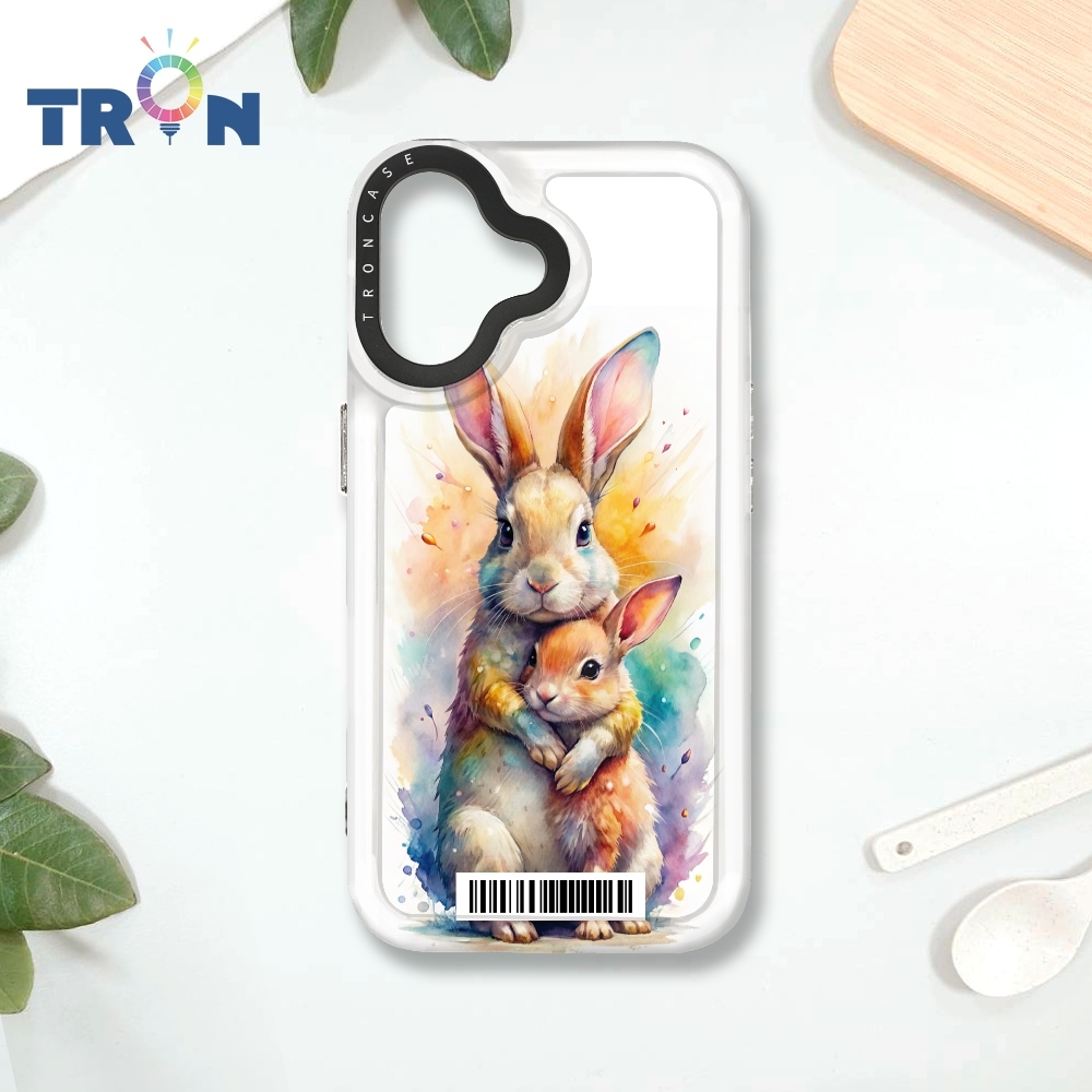 TRON IPHONE 16 大小動物們-2 防摔 MAGSAFE 磁吸 太空載具殼 透黑 手機殼
