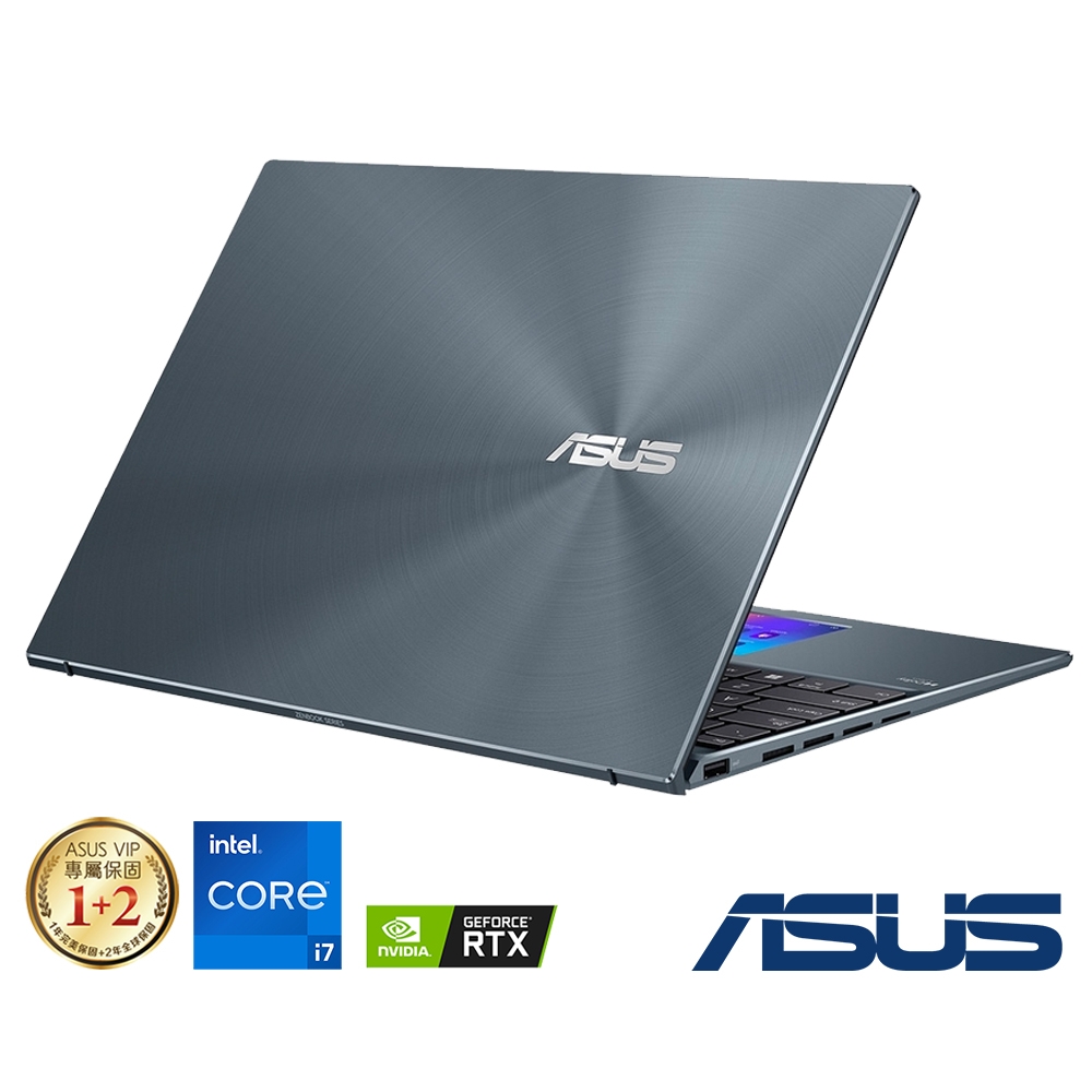 ASUS UX5400ZF 14吋2.8K筆電(i7-1260P/RTX2050/16G/1T SSD/綠松灰