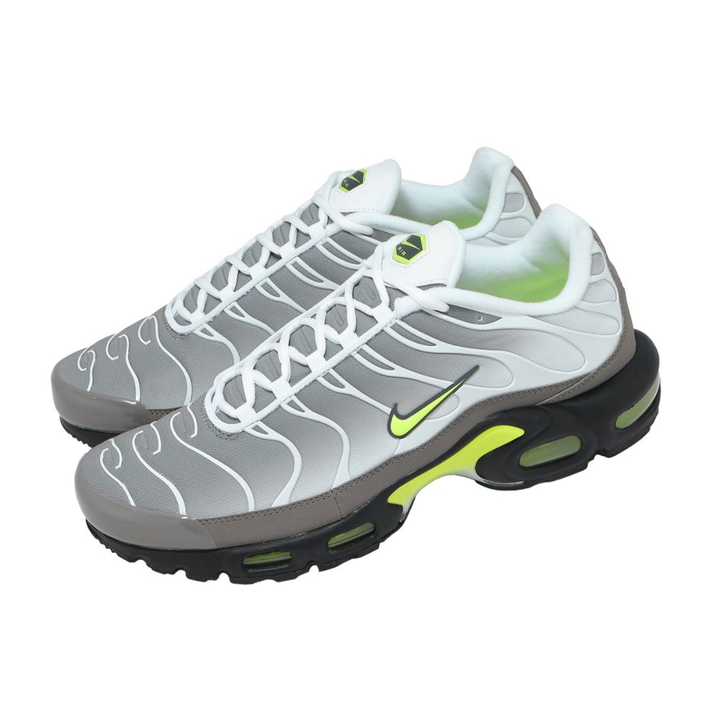 Nike 休閒鞋 Air Max Plus 男鞋 灰 黃 氣墊 復古 緩震 IQ0288-100
