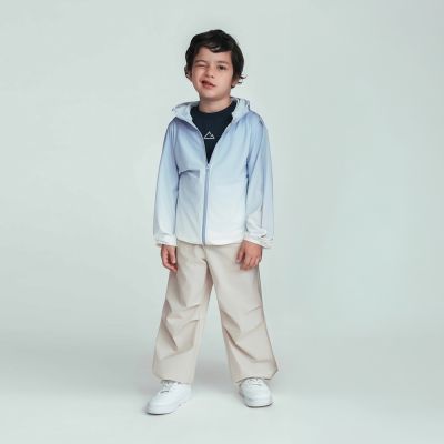 GIORDANO 童裝3M防潑水抗UV可調節抽繩長褲
