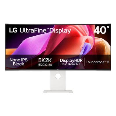 LG 樂金 UltraFine 40U990A-W 40型 5K2K Nano IPS 高畫質編輯螢幕 (支援 Thunderbolt 5)