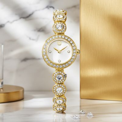 SWAROVSKI 施華洛世奇 Una Angelic 純淨永恆石英腕錶-20mm 5750500