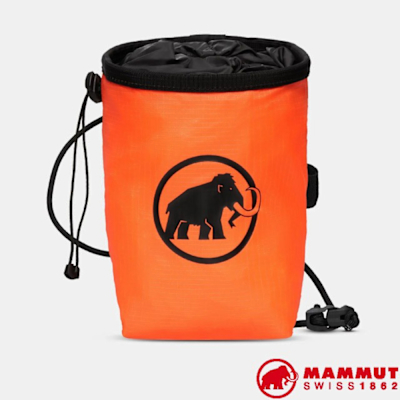 【MAMMUT 長毛象】Sender Light Chalk Bag 超輕大開口耐磨攀巖粉袋 2050-00480-2228 鮮橙
