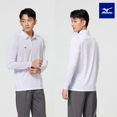 【MIZUNO 美津濃】網路獨家款 抗紫外線 長袖POLO衫 32TAB118XXL（任選一件）