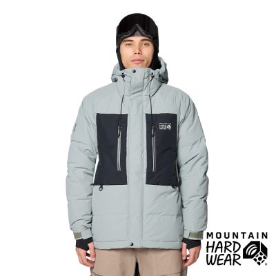 【Mountain Hardwear】First Tracks Down Jacket 滑雪羽絨連帽外套 男款 深灰/黑 #2092001