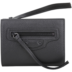 BALENCIAGA 巴黎世家  Neo Classic 黑釦鉚釘荔紋牛皮