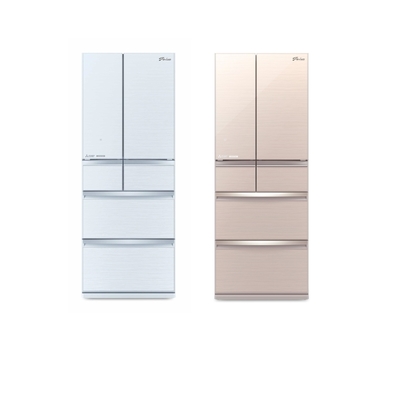 MITSUBISHI三菱 470L 1級變頻6門冰箱 水晶杏/水晶白 MR-WX47LF