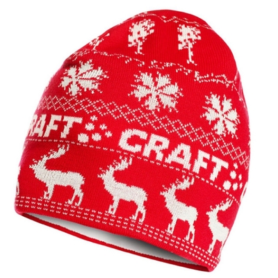 瑞典 Craft INGE HAT 英奇帽.彈性透氣保暖針織羊毛帽.毛線帽 紅色