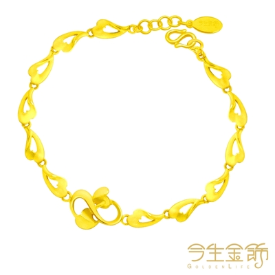 今生金飾 心手愛戀手鍊 黃金手鍊
