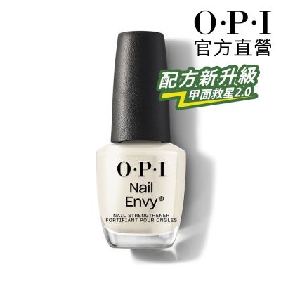 OPI 亮麗增強基礎護甲油15mL-NTT80．軟薄受損甲專用/小紅書推薦/純素/硬甲油/可取代 經典指甲油底油/Base Coat/NAIL ENVY系列/官方直營