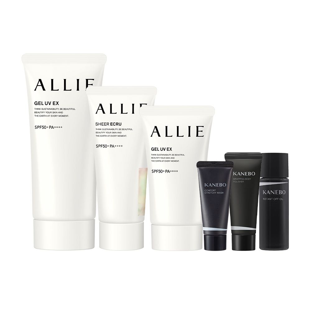Kanebo 佳麗寶 ALLIE UV防曬水凝乳 90g+40g+60g檸茶▼超夯爆款