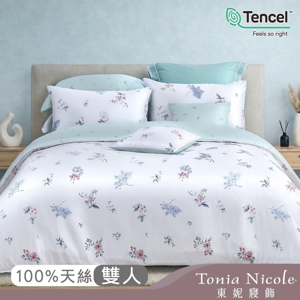 Tonia Nicole 東妮寢飾 60支100%萊賽爾天絲雙人兩用被床包組(多款任選)