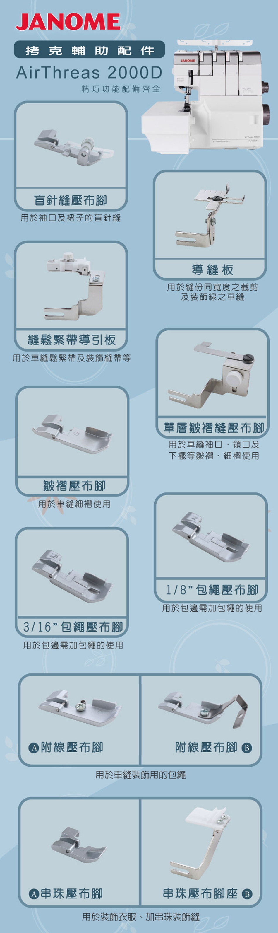 JANOME車樂美 2000DJL - 詳情1