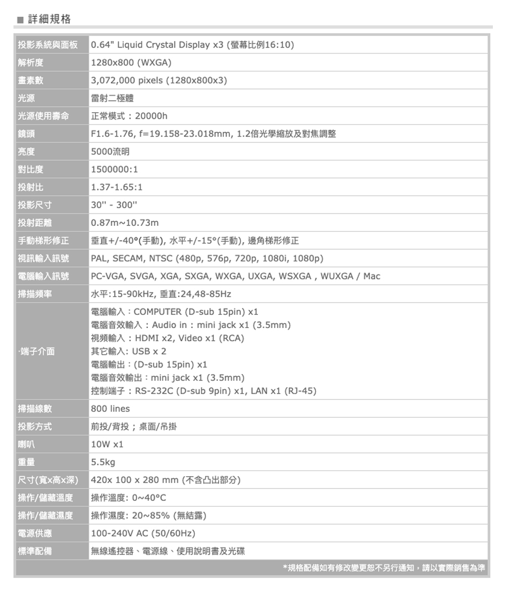 SHARP夏普 PG-CE50W - 詳情1