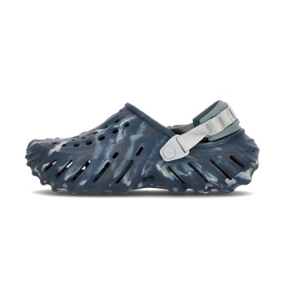 Crocs Echo Marbled Clog 男鞋 女鞋 黑沙灰色 洞洞鞋 中性 休閒 涼拖鞋 2084540LE