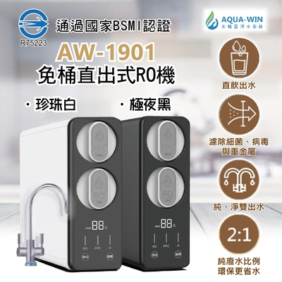 【AQUA-WIN水精靈】直輸純水RO機( AW-1901 )