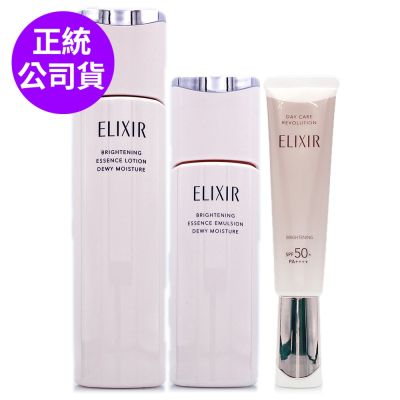 Shiseido東京櫃 *SHISEIDO資生堂 怡麗絲爾膠原淨白煥采精露170ml+怡麗絲爾膠原淨白煥采精華乳130ml+怡麗絲爾膠原淨白多效美肌乳35ml(禮盒特惠組)(全新改版/正統公司貨)